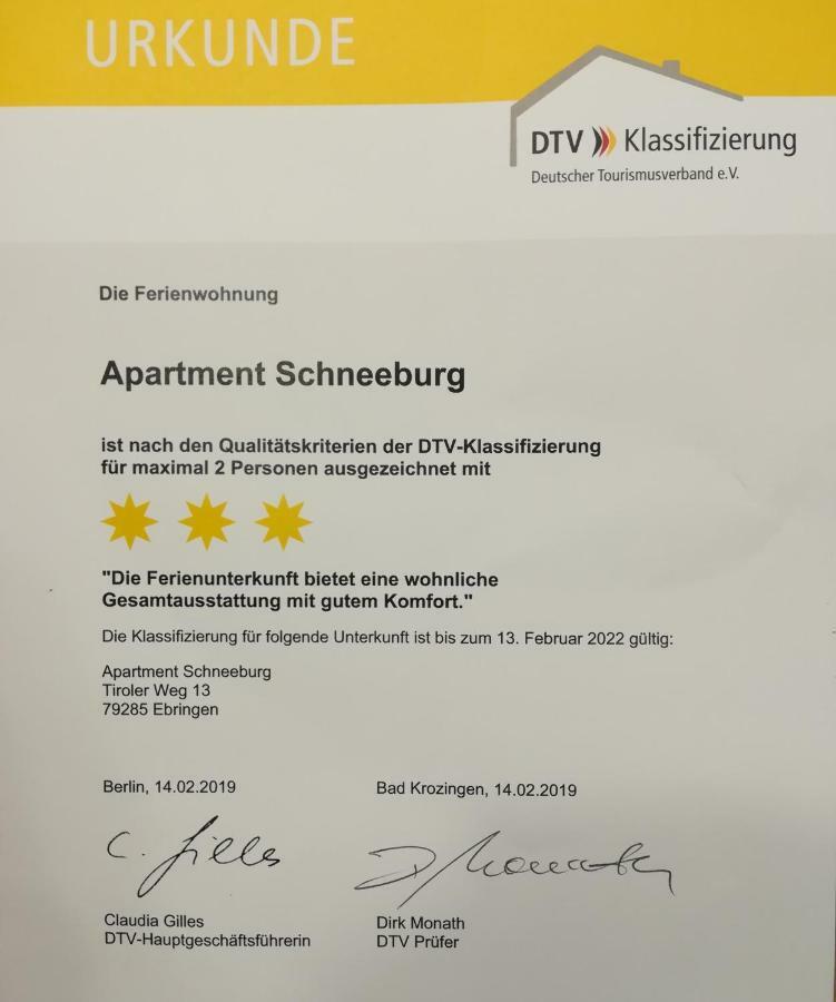 Apartment Schneeburg Ebringen Exterior foto